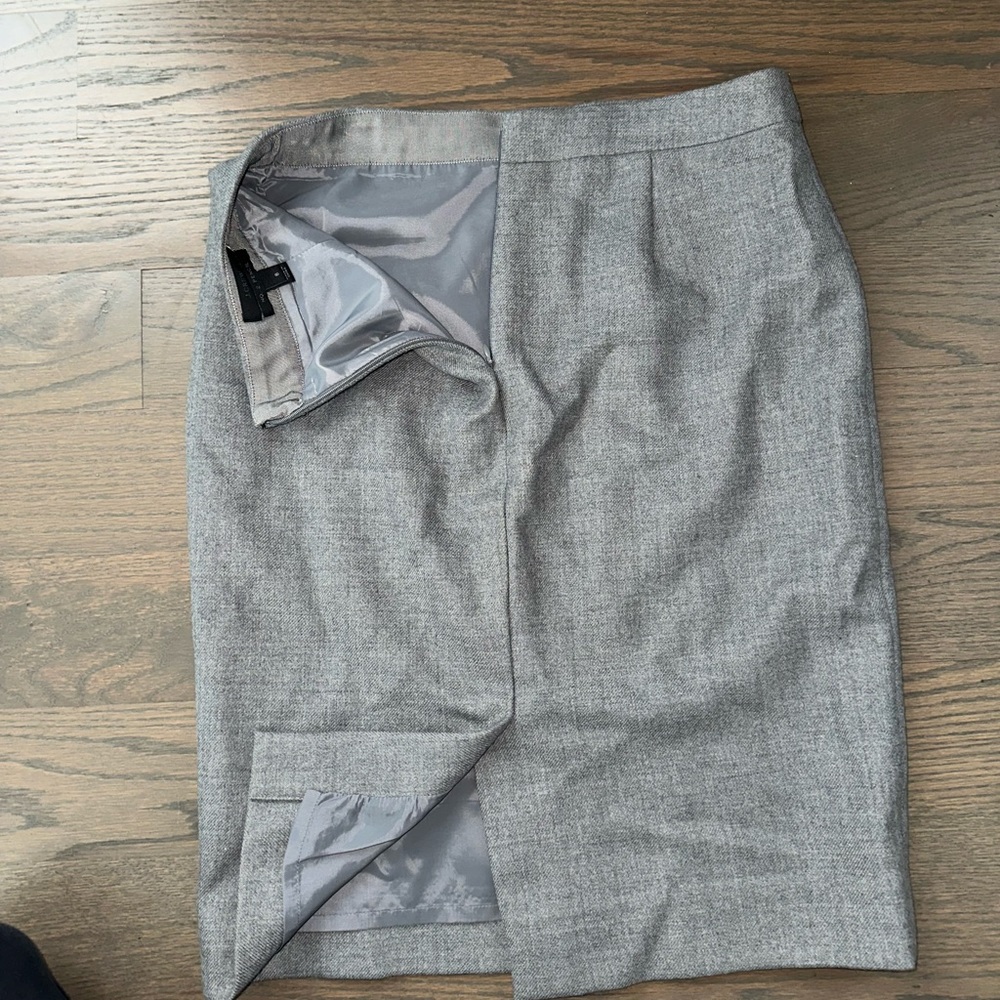 J. Crew No. 2 Pencil Skirt in Light Gray